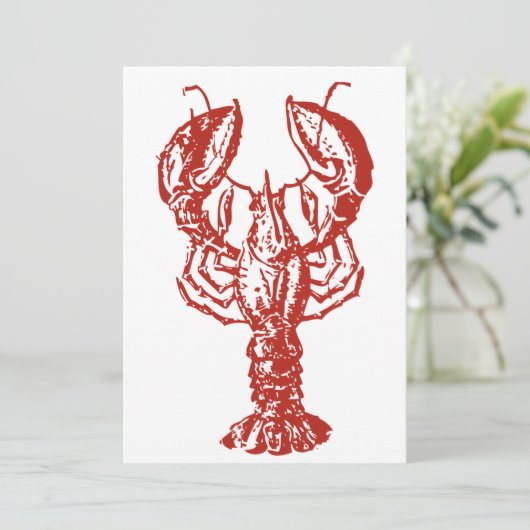 Lobster Art, King of Seafood Gifts (Standing Front)