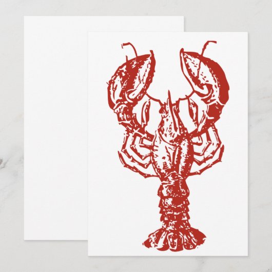 Lobster Art, King of Seafood Gifts (Front/Back)