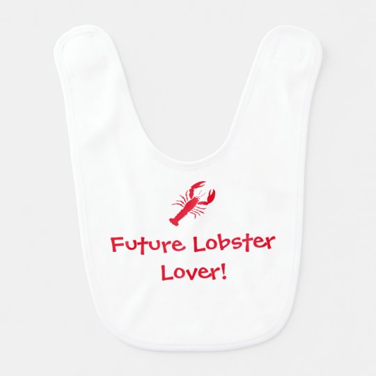 "Lobster" Baby Bib