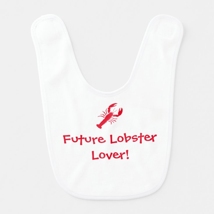 "Lobster" Baby Bib Zazzle