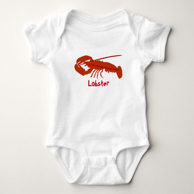 Lobster Baby Bodysuit (Front)