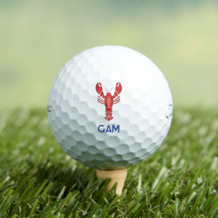 Lobster Bake Lobsterfest New England Wedding Favor Golf Balls