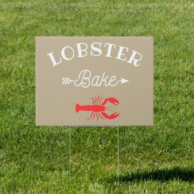 Lobster  Bake-  retro  look  Sign (Insitu)