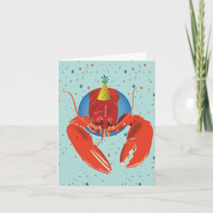 Lobster Birthday Card