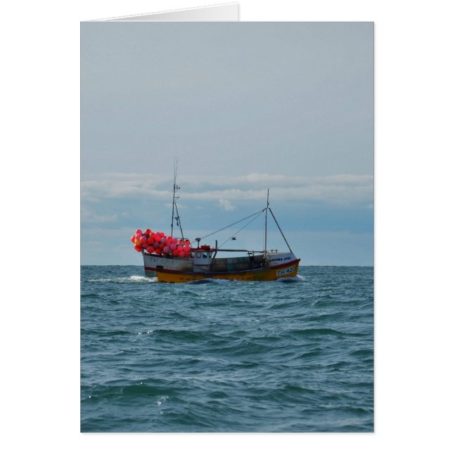 Lobster Boat Amanda Jane Cards (Front)