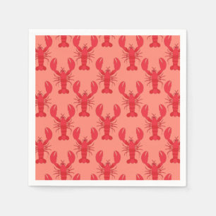 Lobster Boil Birthday Party Cute Kids Napkins
