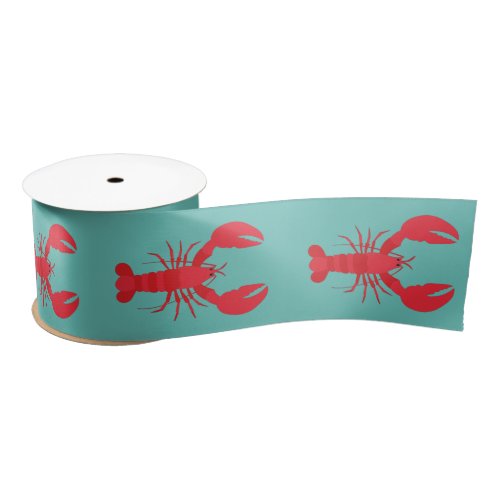 Lobster Boil Birthday Party Cute Kids Satin Ribbon