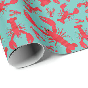 Lobster Boil Birthday Party Cute Kids Wrapping Paper
