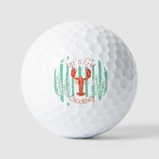 Lobster Boil Golf Ball – Funny Cajun Party Favor (Front)