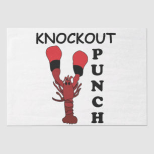 Lobster Boxing  Tissue Paper