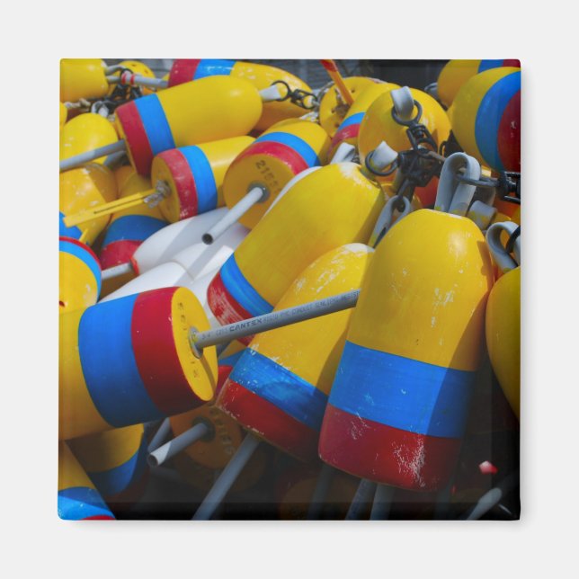 Lobster Buoy Refrigerator Magnet (Front)