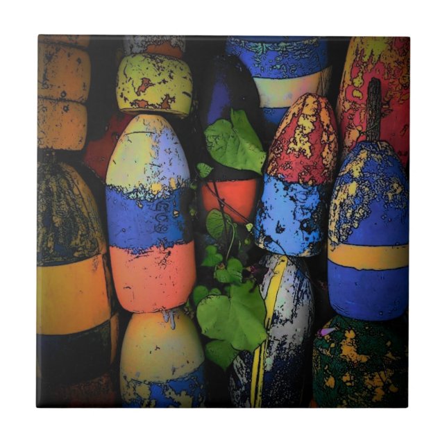 Lobster Buoy Tile (Front)