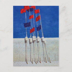 Lobster Buoys 1990s Postcard