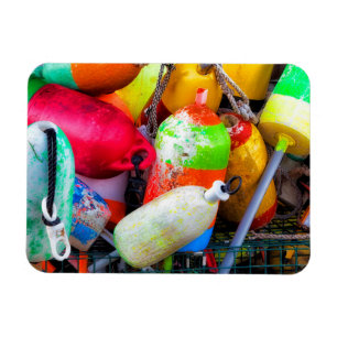 Lobster buoys at Bass Harbor Magnet