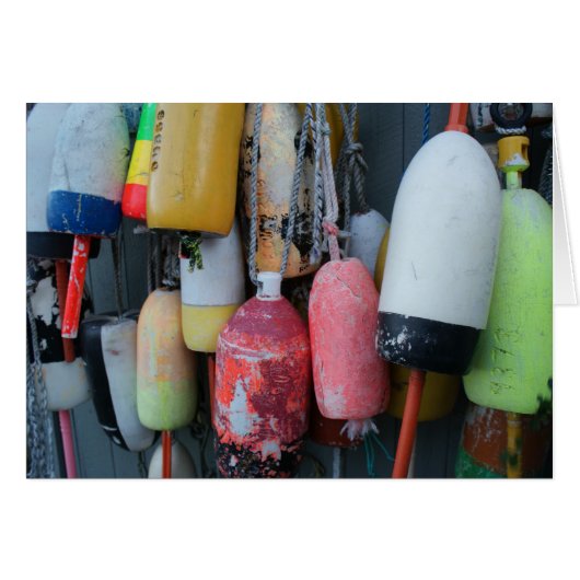 Lobster Buoys Cards (Front Horizontal)