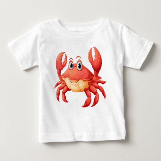 Lobster Cartoon Character T-shirt  (Front)