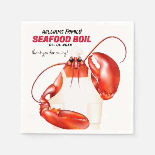 Lobster Chef Seafood Event