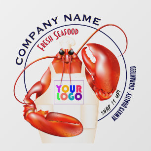 Lobster Chef Seafood Floor Decals