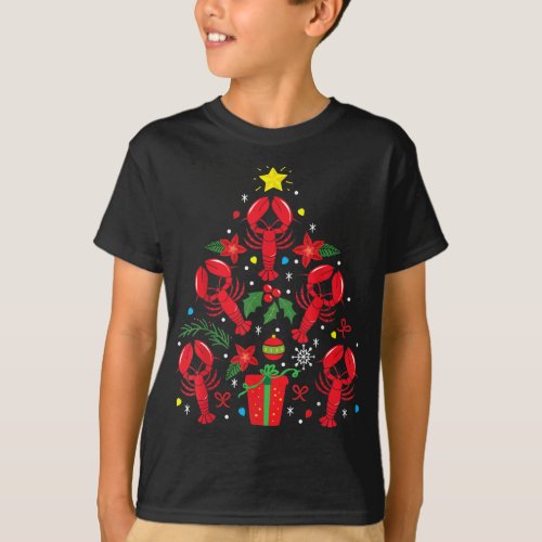lobster christmas ornament tree funny xmas gift T_Shirt
