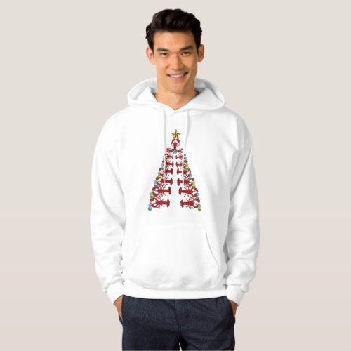 Lobster Christmas tree cute party ugly shirt