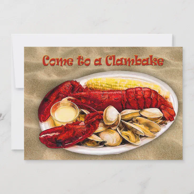 clam lobster and clambake