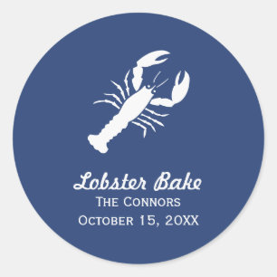 Lobster Classic Round Sticker