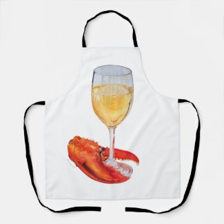 Lobster Claw and Wine Aprons