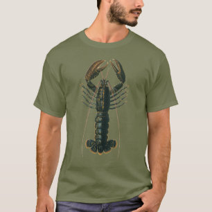 Lobster Claws Vintage Marine Ocean Life Crustacean T-Shirt