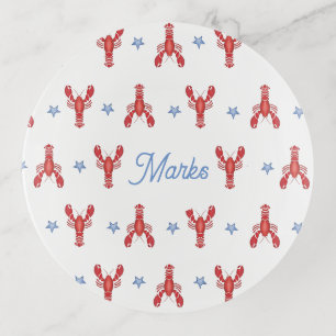 Lobster Coastal Engagement Ring Tray