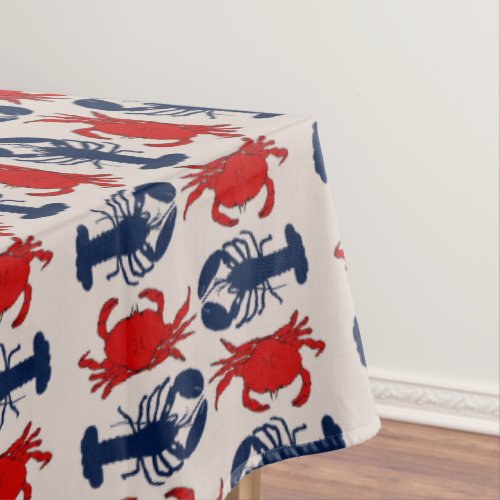 Lobster Crabs Seafood Crustaceans Tablecloth