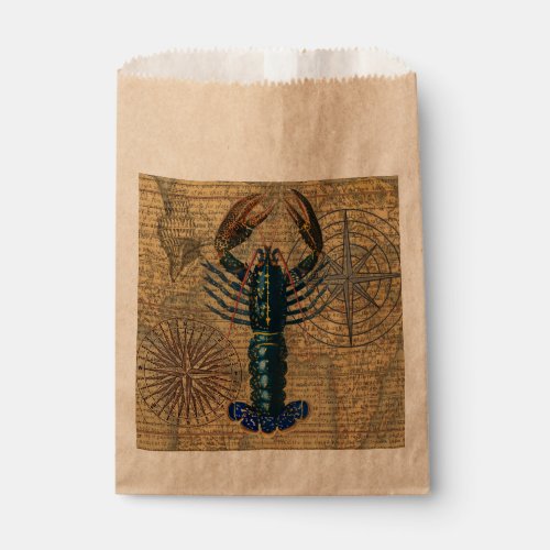 Lobster Crawfish Shellfish Seafood Ocean Favor Bag