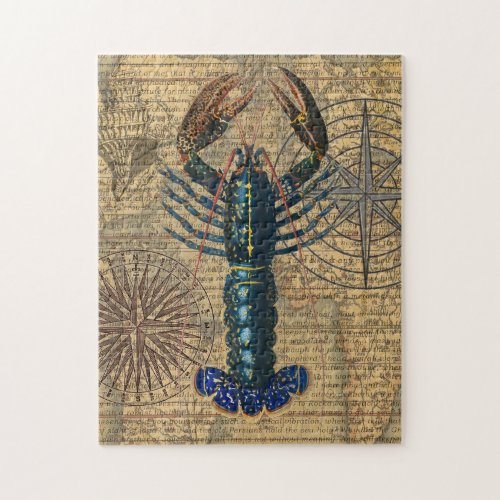 Lobster Crawfish Shellfish Seafood Ocean Jigsaw Puzzle