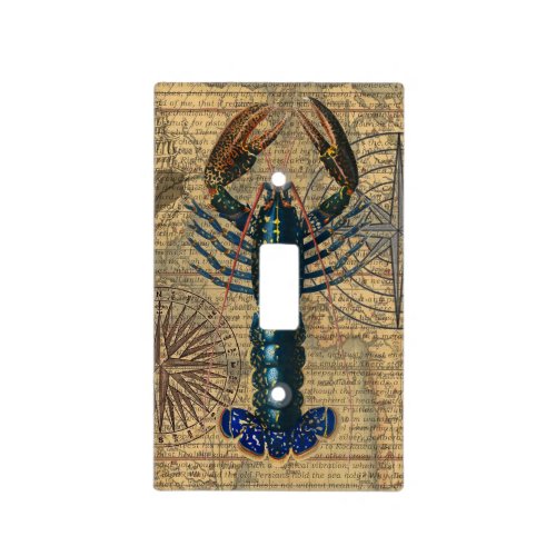 Lobster Crawfish Shellfish Seafood Ocean Light Switch Cover