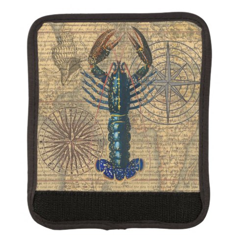 Lobster Crawfish Shellfish Seafood Ocean Luggage Handle Wrap