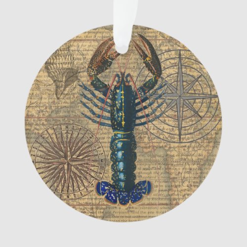 Lobster Crawfish Shellfish Seafood Ocean Ornament