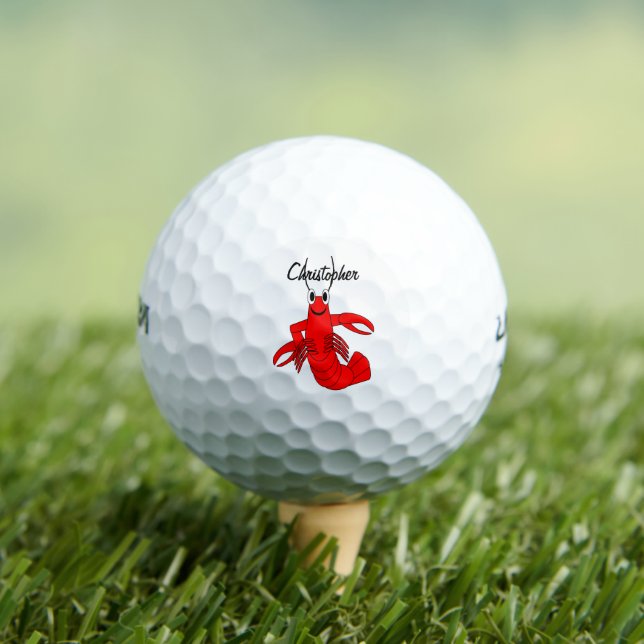 Lobster Design Golf Balls (Insitu Tee)