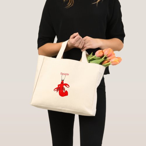 Lobster Design Tote Bag