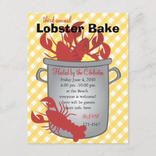 Lobster Dinner Invitation