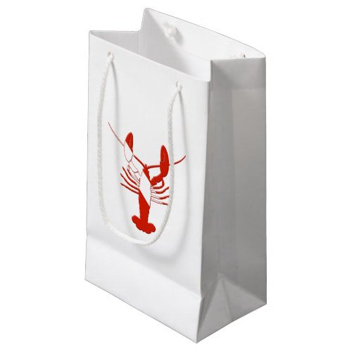 Lobster Dive Silhouette Small Gift Bag