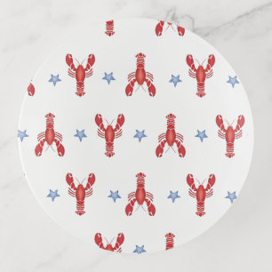 Lobster Engagement Ring Tray Preppy Coastal