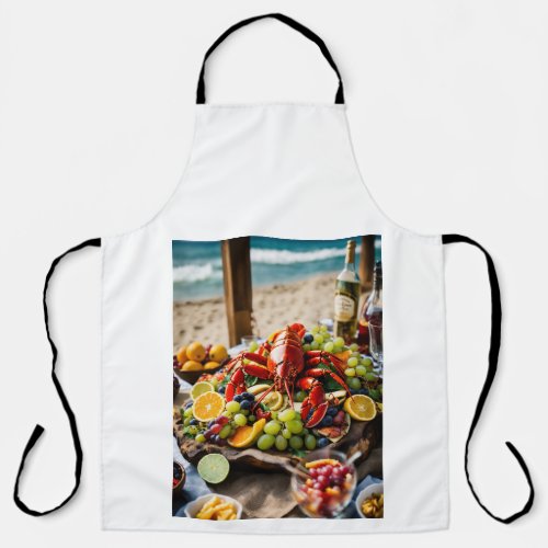 Lobster Feast Kitchen Apron Apron