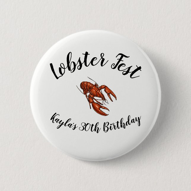 Lobster Fest Button (Front)