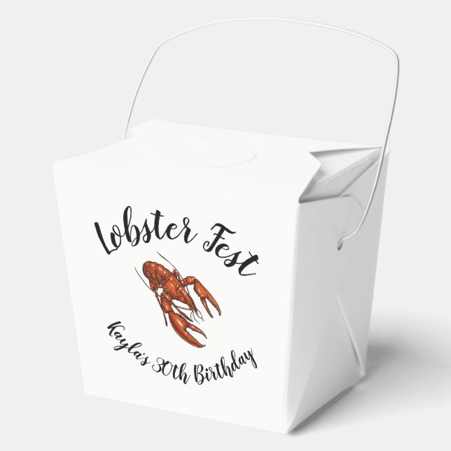 Lobster Fest  Favor Boxes (Front)