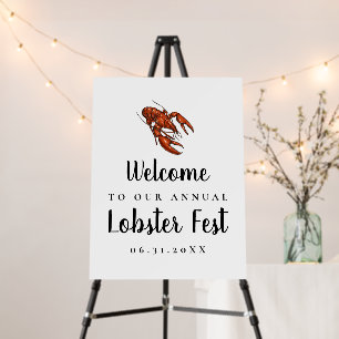 Lobster Fest Welcome Sign