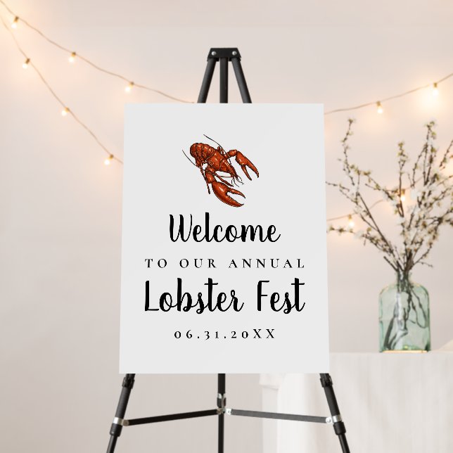 Lobster Fest Welcome Sign (In Situ (Stand))