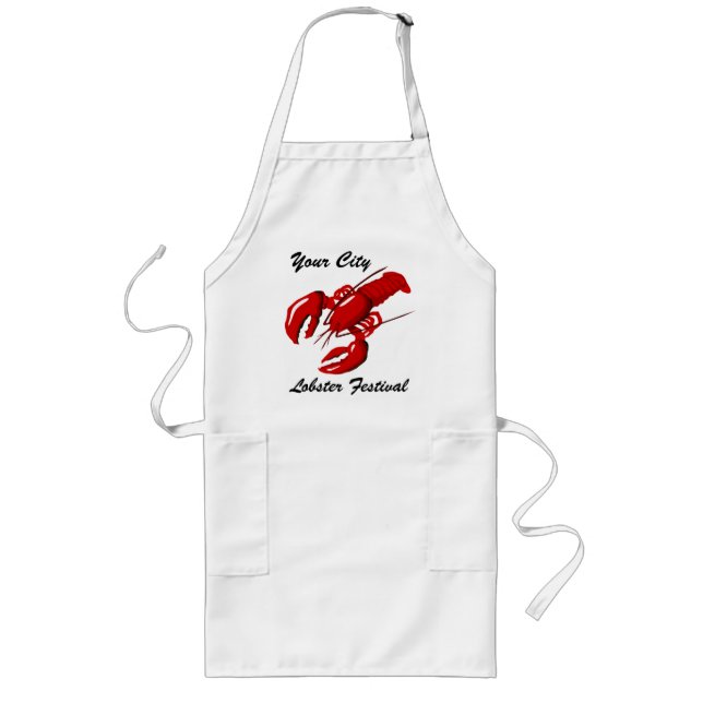 Lobster Festival City Apron Template (Front)