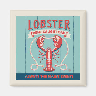 Lobster Fresh Caught Daily Maine Magnet