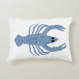 Lobster Ginger Jar jars art print Accent Pillow