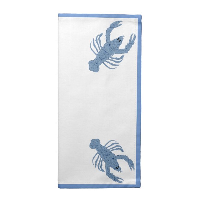Lobster Ginger Jar Jars  Cloth Napkin (Half Fold)