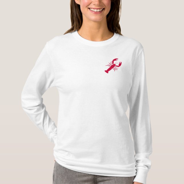 Lobster Hoodie T-Shirt (Front)